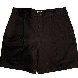 NWT Chaps Black Dress Shorts